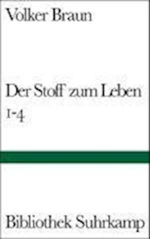 Cover for Volker Braun · Bibl.suhrk.1447 Braun.stoff Zum Leben (Book)