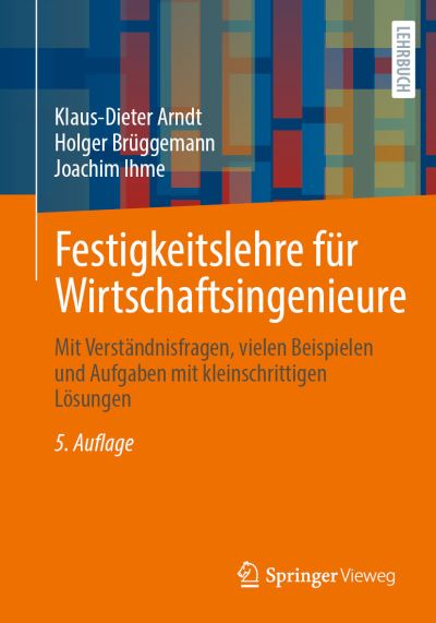 Cover for Arndt · Festigkeitslehre fuer Wirtschaftsingenieure (Book) (2021)