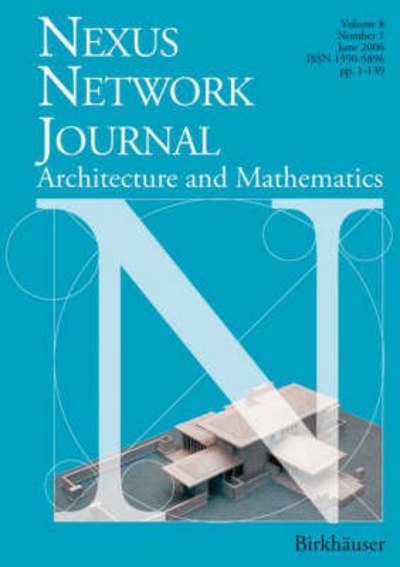Cover for Kim Williams · Nexus Network Journal 8,1 - Nexus Network Journal (Taschenbuch) [2006 edition] (2006)