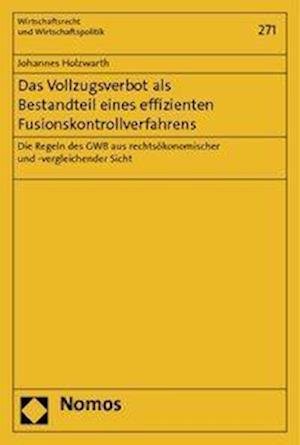 Cover for Holzwarth · Das Vollzugsverbot als Bestan (Book)