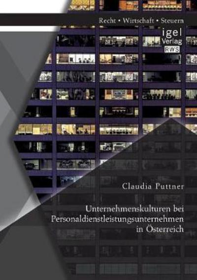 Cover for Puttner · Unternehmenskulturen bei Person (Book) (2016)