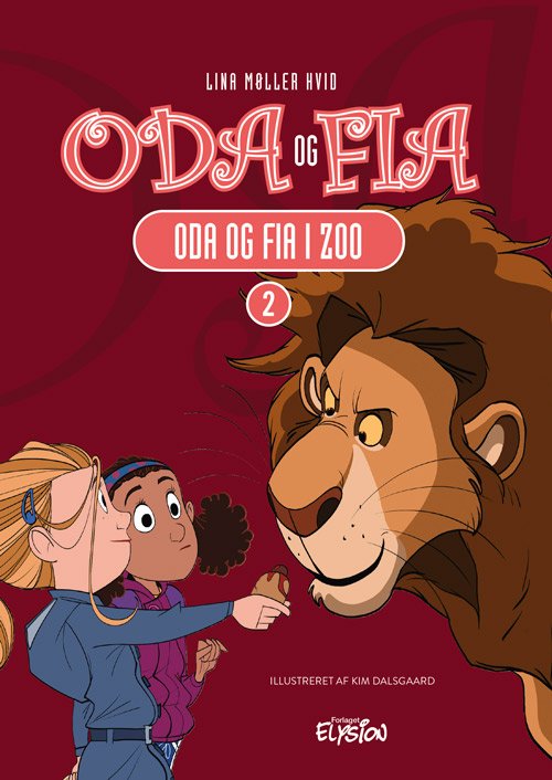 Cover for Lina Møller Hvid · Oda og Fia: Oda og Fia i zoo (Hardcover Book) [1. Painos] (2023)