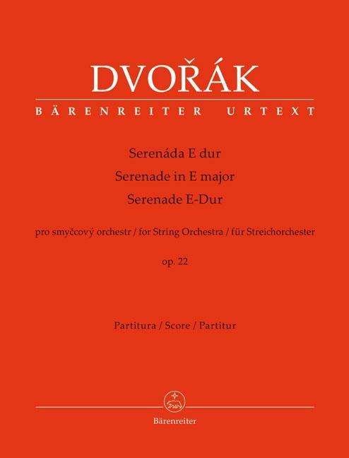 Cover for Dvorák · Serenade, Partitur (Book)