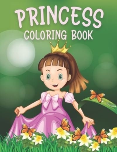 Cover for Rr Publications · Princess Coloring Book: 50 Cute Unique Coloring Pages (Paperback Bog) (2021)