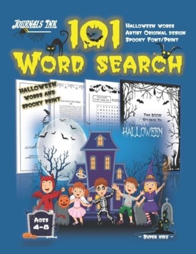 Cover for Sk · Halloween Word Search Book for Kids Ages 4-8 (Paperback Book) (2020)