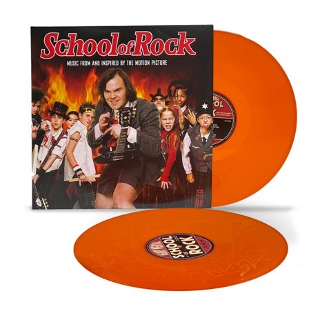 Cover for Various Artists · Rocktober 2021 - School of Rock (Music from and Inspired by the Motion Picture, Orange Lp) (LP) [Limited edition] (2021)