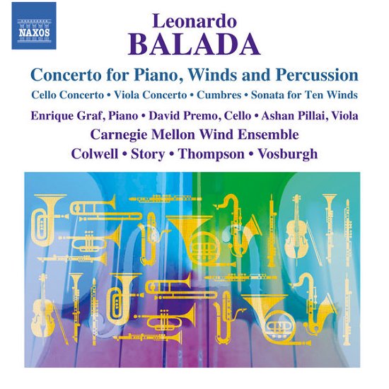 Concerto for Piano, Winds & Percussion - L. Balada - Muziek - NAXOS - 0747313306473 - 6 juli 2015
