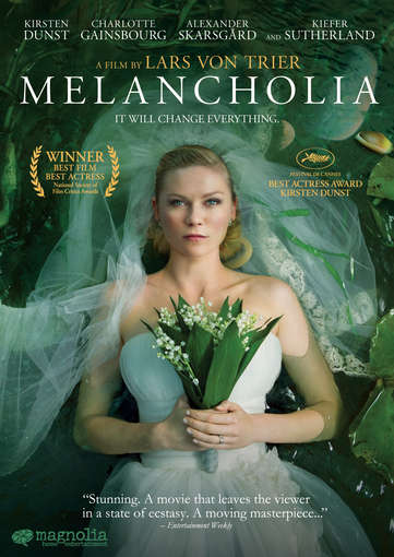 Cover for Melancholia DVD (DVD) [Widescreen edition] (2012)