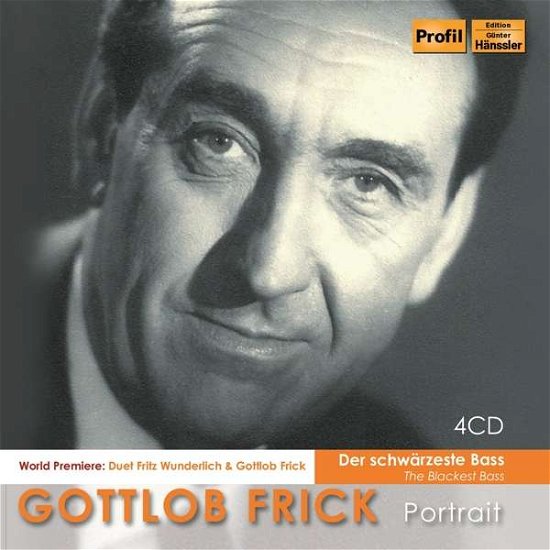 Cover for Gottlob Frick · Gottlob Frick: The Blackest Bass (Der Schwarzester Bass) (CD) (2019)