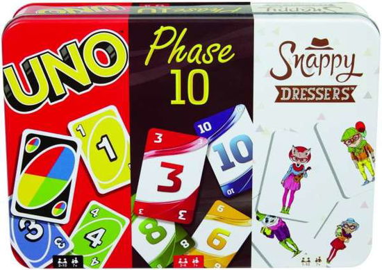 Cover for Mattel · Spellen Collectie in Tin (Uno, Phase 10 &amp; Snappy) (Book)