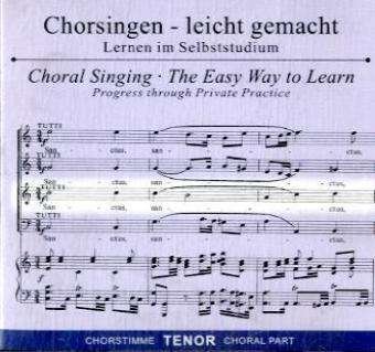 Cover for Wolfgang Amadeus Mozart (1756-1791) · Chorsingen leicht gemacht - Wolfgang Amadeus Mozart: Messe C-Dur KV 317 &quot;Krönungsmesse&quot; (Tenor) (CD)