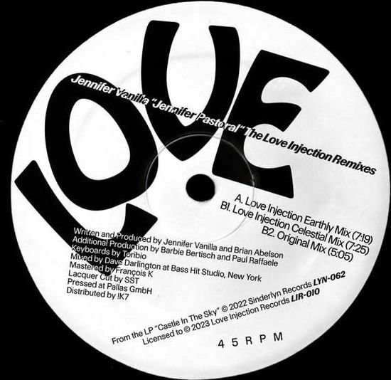 Jennifer Pastoral (Love Injection Remixes) - Jennifer Vanilla - Muzyka - LOVE INJECTION - 4062548081473 - 5 kwietnia 2024