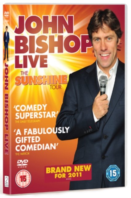 Cover for John Bishop Live - the Sunshin · John Bishop - Live - The Sunshine Tour (DVD) (2011)