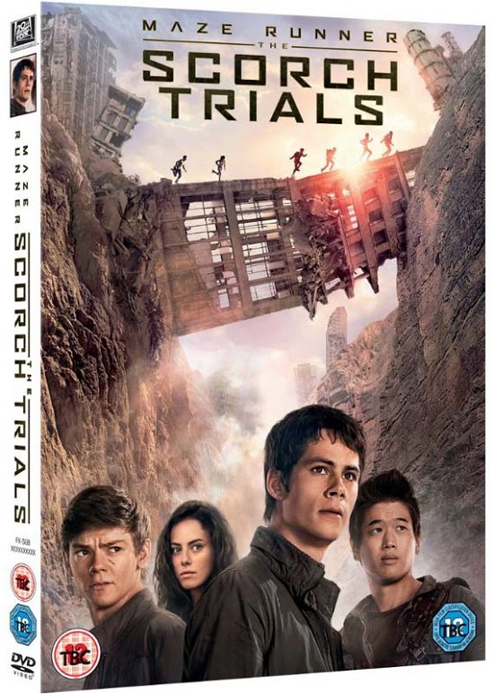 Cover for Maze Runner  The Scorch Trials · The Maze Runner - Scorch Trials (DVD) (2016)