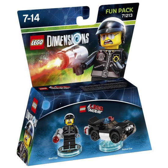 Lego Dimensions Fun Pack  Lego Movie Bad Cop DELETED LINE Video Game Toy - Lego Dimensions Fun Pack  Lego Movie Bad Cop DELETED LINE Video Game Toy - Koopwaar - Warner - 5051892187473 - 