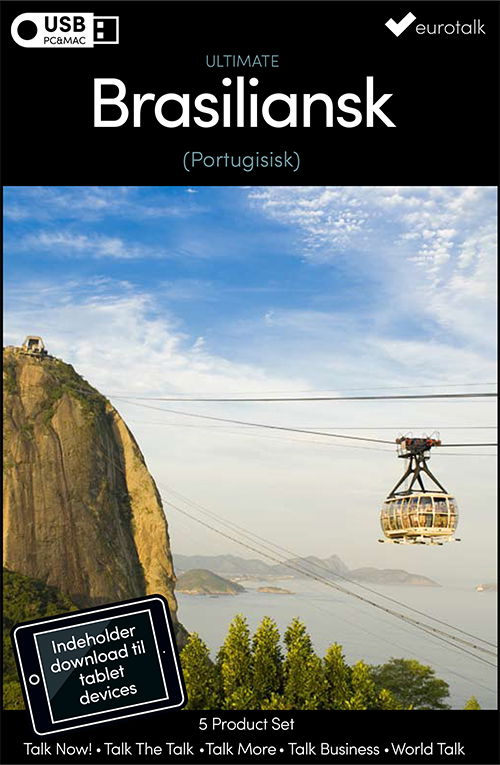 Cover for EuroTalk · Ultimate: Brasiliansk (Portugisisk) samlet kursus USB &amp; download (CD-ROM) (2016)