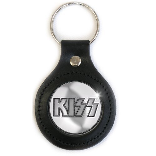 KISS Keychain: Logo (Leather Fob) - Kiss - Merchandise - Epic Rights - 5055295337473 - October 21, 2014