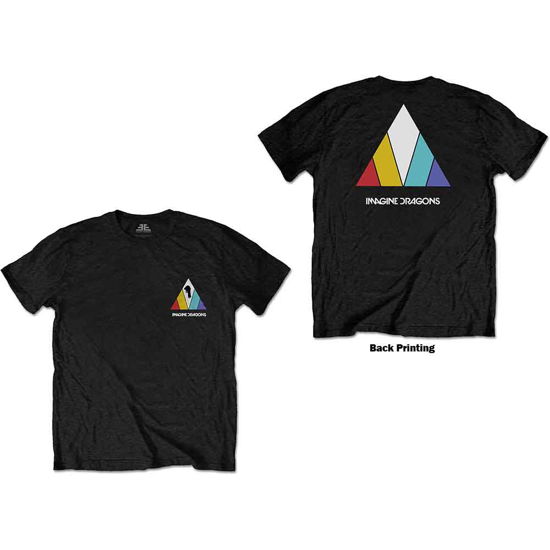 Cover for Imagine Dragons · Imagine Dragons Unisex T-Shirt: Evolve Logo (Black) (Back Print) (T-shirt) [size S] [Black - Unisex edition] (2020)