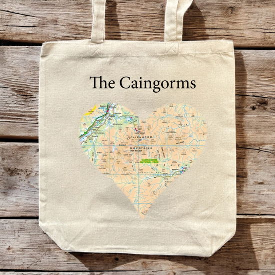 Cover for OS Map Premium Canvas Tote Bag - Cairngorms National Park (MERCH) (2025)