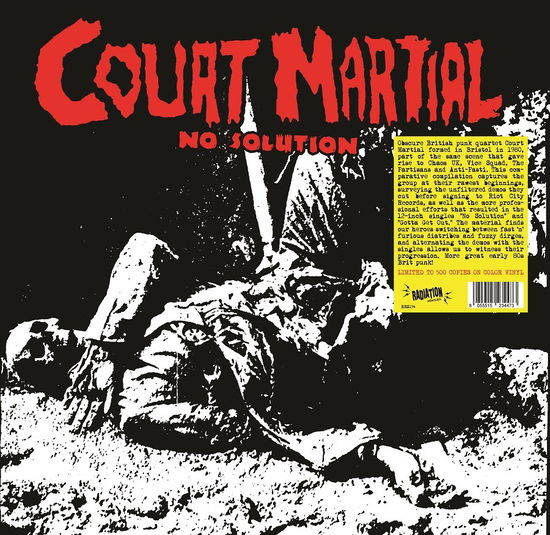 Cover for Court Martial · No Solution: Singles &amp; Demos 1981/1982 (Teal Vinyl) (LP) [Coloured edition] (2023)