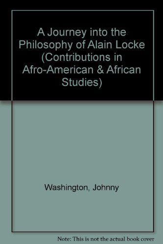 Cover for Johnny Washington · A Journey into the Philosophy of Alain Locke (Hardcover Book) [First edition] (1994)
