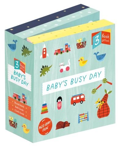 Cover for Happy Yak · Baby’s Busy Day: 3-book gift set (Kartonbuch) (2022)