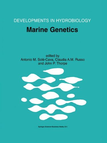 Cover for Antonio M. Sole-cava · Marine Genetics - Developments in Hydrobiology (Hardcover Book) [Reprinted from HYDROBIOLOGIA, 2000 edition] (2000)