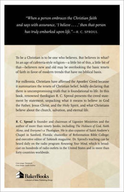 Cover for R. C. Sproul · What We Believe – Understanding and Confessing the Apostles` Creed (Paperback Book) (2015)