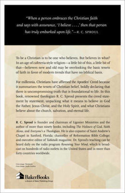 Cover for R. C. Sproul · What We Believe – Understanding and Confessing the Apostles` Creed (Taschenbuch) (2015)