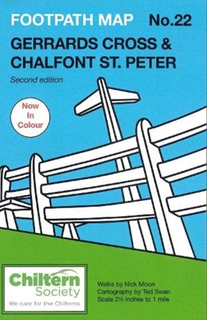 Cover for Nick Moon · Footpath Map No. 22 Gerrards Cross &amp; Chalfont St. Peter: Second Edition - In Colour - Chiltern Society Footpath Maps (Taschenbuch) [2 Revised edition] (2021)