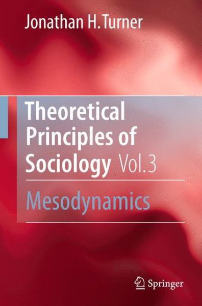 Cover for Jonathan H. Turner · Theoretical Principles of Sociology, Volume 3: Mesodynamics (Taschenbuch) [2012 edition] (2014)