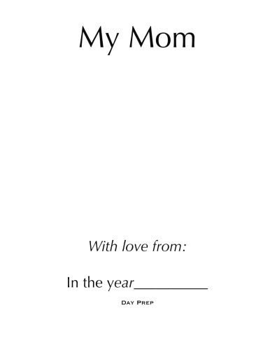 Cover for Cara Alexis Day · Day Prep My Mom (Pocketbok) (2018)