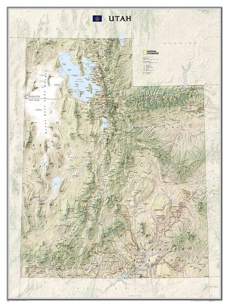 Cover for National Geographic Maps · Utah, Laminated: Wall Maps U.s. (Map) (2024)