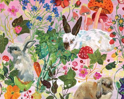 Nathalie Lete: Rabbits 500-Piece Puzzle - Nathalie Lete - Artisan Puzzle - Bücher - Workman Publishing - 9781648290473 - 13. Oktober 2020