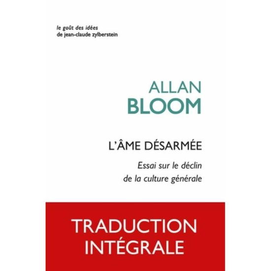 Cover for Allan Bloom · L'ame Desarmee (Paperback Book) (2018)