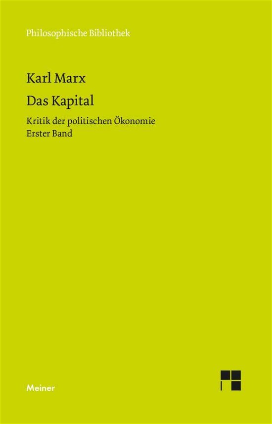 Cover for Marx · Das Kapital (N/A)