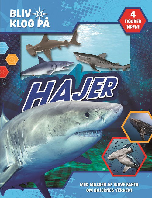 Cover for Hajer: Bliv klog på Hajer (ACCESSORY) [1. Painos] (2020)