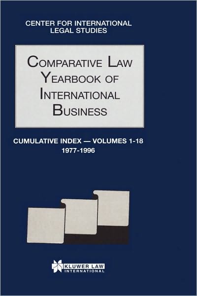 Cover for Dennis Campbell · Comparative Law Yearbook of International Business Cumulative Index - Comparative Law Yearbook Series Set (Inbunden Bok) (1998)