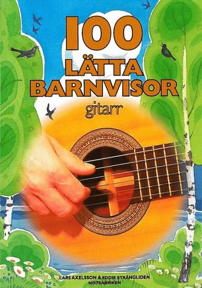 Cover for 100 lätta barnvisor gitarr (Paperback Book) (2017)