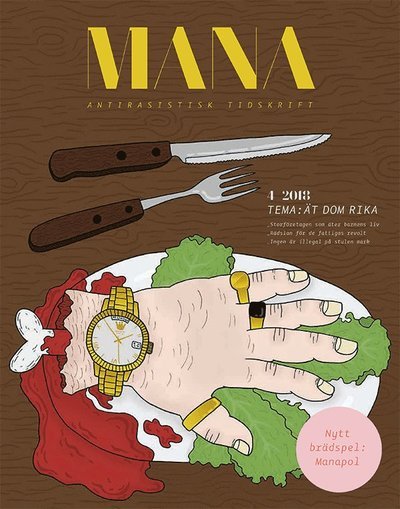 Cover for Athena Farrokhzad · Tidskriften Mana: Tidskriften Mana 4 (2018) Ät dom rika (Bog) (2019)