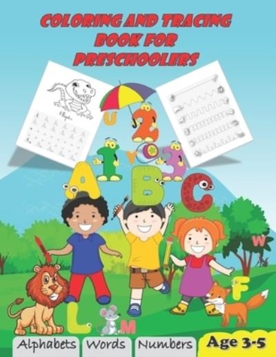 Cover for Saw Edition · Coloring and tracing book for preschoolers: Alphabets Words Numbers Age 3-5 (Paperback Bog) (2021)