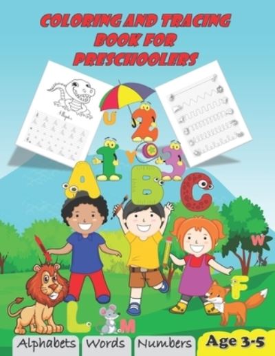 Cover for Saw Edition · Coloring and tracing book for preschoolers: Alphabets Words Numbers Age 3-5 (Paperback Book) (2021)