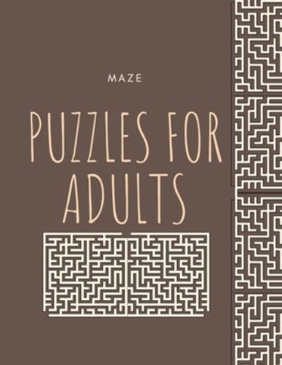 Cover for Kitdanai Viriyachaipong · Maze Puzzles for Adults (Pocketbok) (2020)