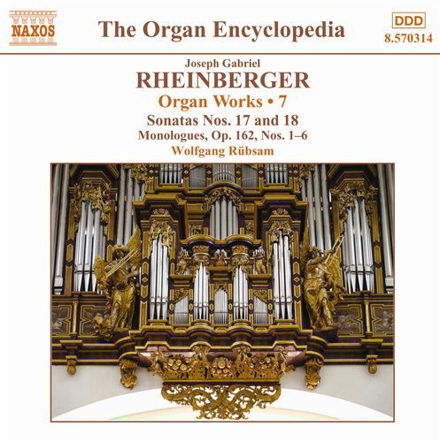 Organ Works Vol.7 - J.J. Rheinberger - Musikk - NAXOS - 0747313031474 - 9. desember 2008