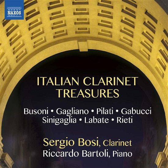Cover for Bonnard / Bosi / Bartoli · Italian Clarinet Treasures (CD) (2018)