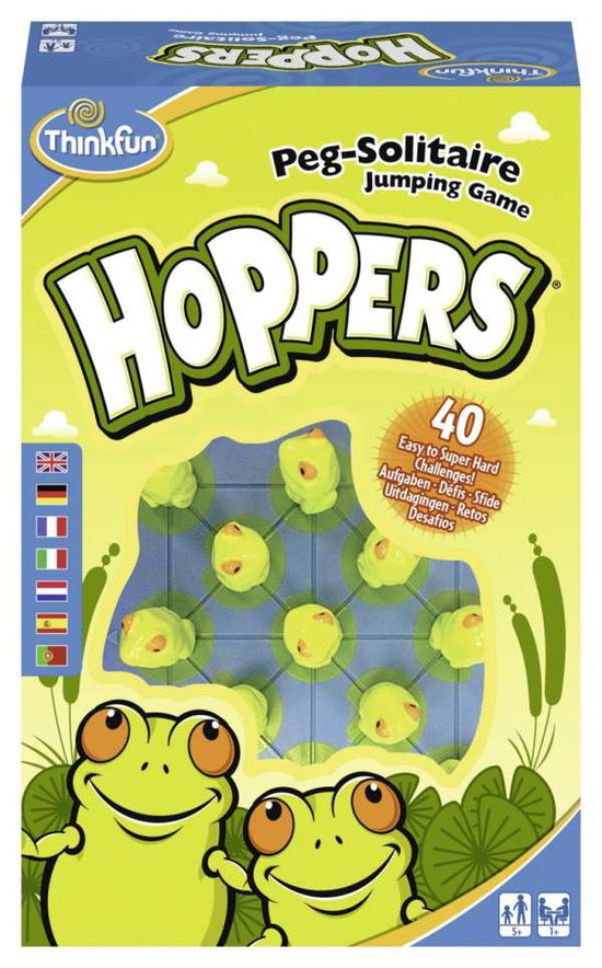 Hoppers ThinkFun - Thinkfun - Gadżety - Ravensburger - 4005556763474 - 26 lutego 2019