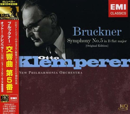 Bruckner:Symphony No.5 /Original Edition - Otto Klemperer - Musikk - TOSHIBA - 4988006877474 - 20. januar 2010