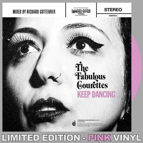 The Courettes · Keep Dancing (7") [Pink Coloured Vinyl edition] (2024)
