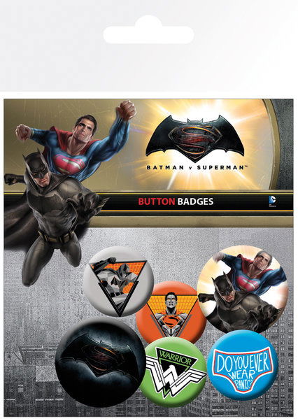 Cover for Dc Comics: Batman V Superman · Dc Comics: Batman V Superman - Mix (Badge Pack) (MERCH)