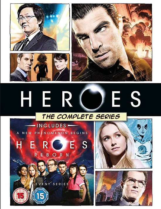 Heroes  Complete Inc. Heroes Reborn · Heroes Seasons 1 to 4 Complete Collection + Heroes Reborn (DVD) (2020)